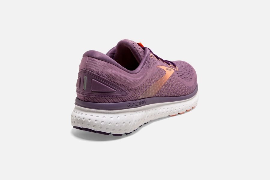 Glycerin 18 Road Brooks Running Shoes NZ Womens - Purple - IGCJOR-425